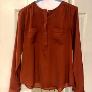 Ann Taylor Small petite silk blouse